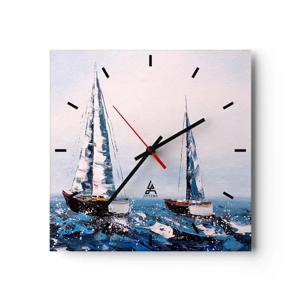 Nástenné hodiny - Bratstvo vetra - 40x40 cm