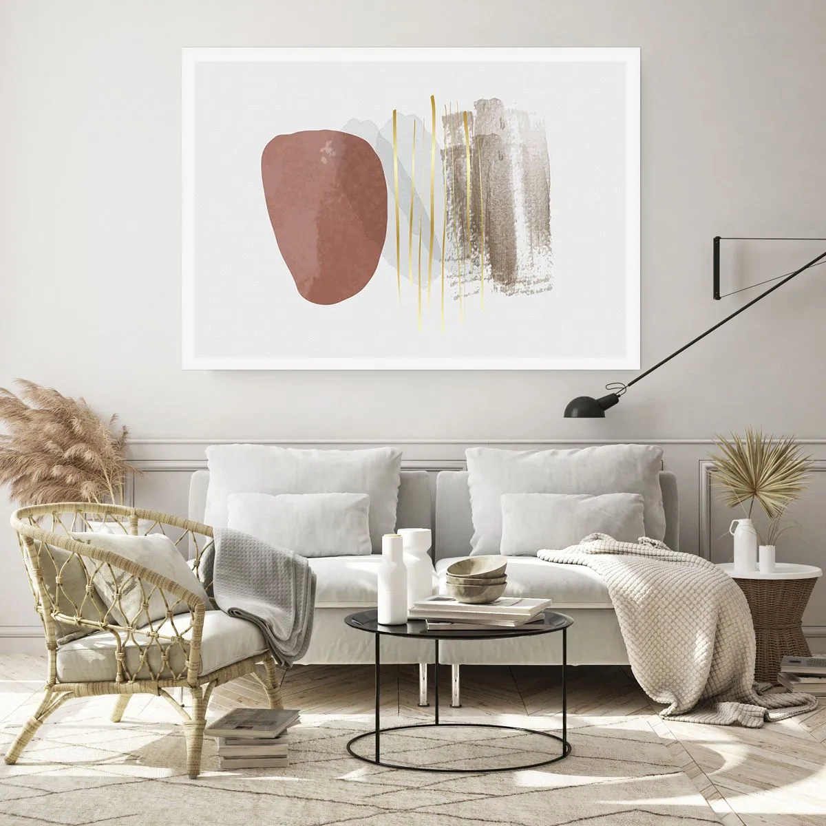 Plagát - Abstraktná kolonáda - 91x61 cm