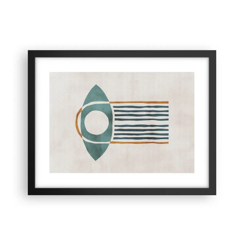 Plagát v čiernom ráme - Znaky a rituály - 40x30 cm