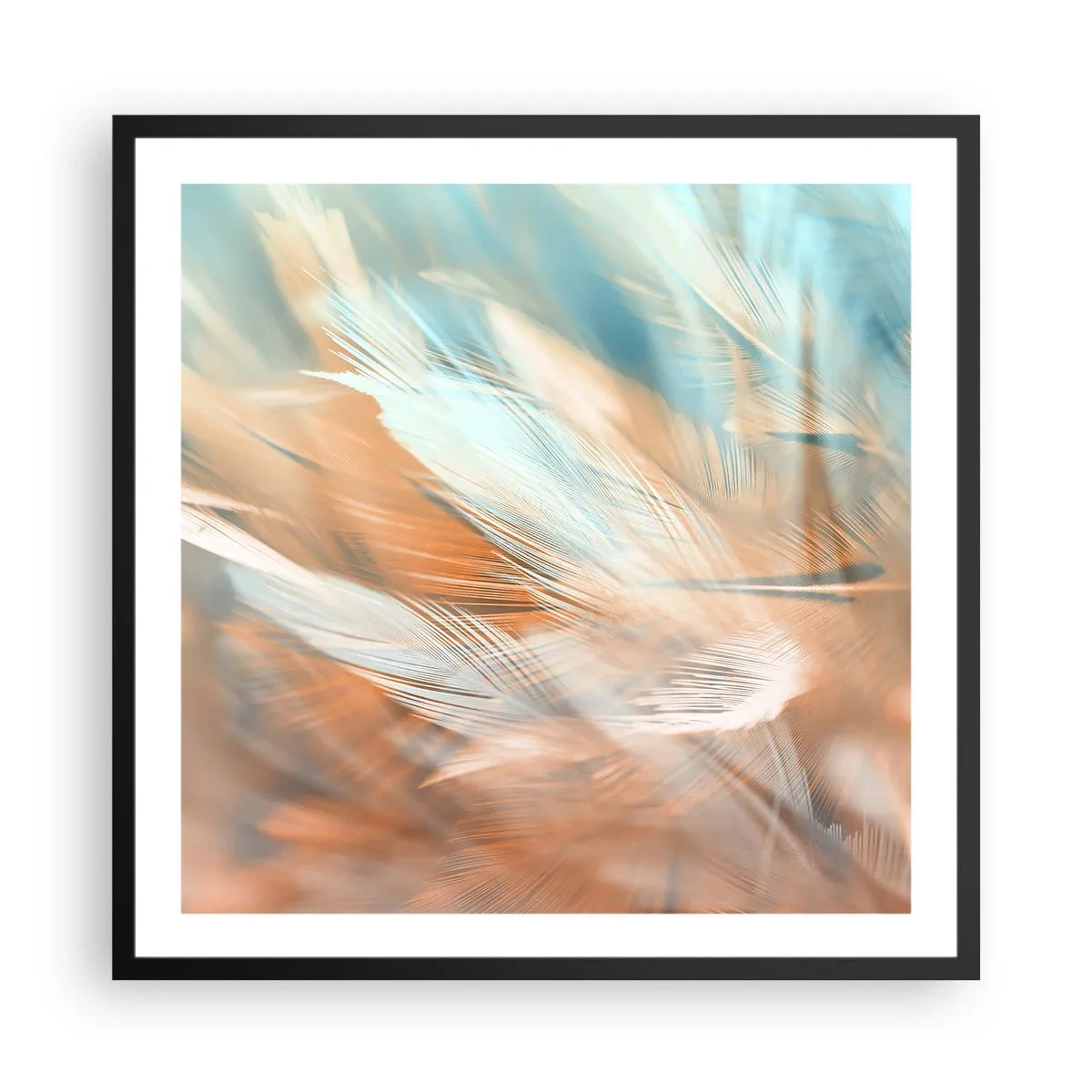 Plagát v čiernom ráme - V krajine nehy - 60x60 cm