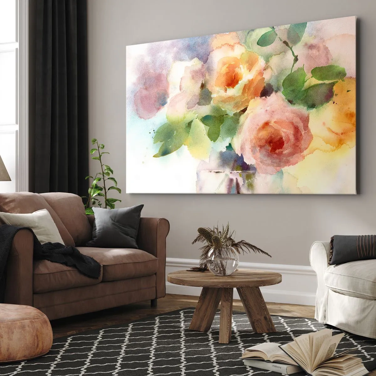 Obraz na plátne - Jemné ako akvarel - 100x70 cm