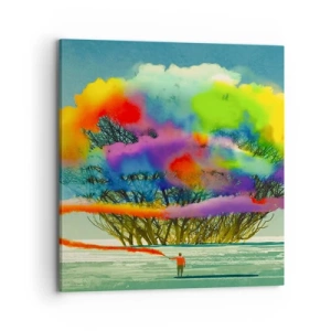 Obraz na plátne - Oživiť tento svet - 70x70 cm