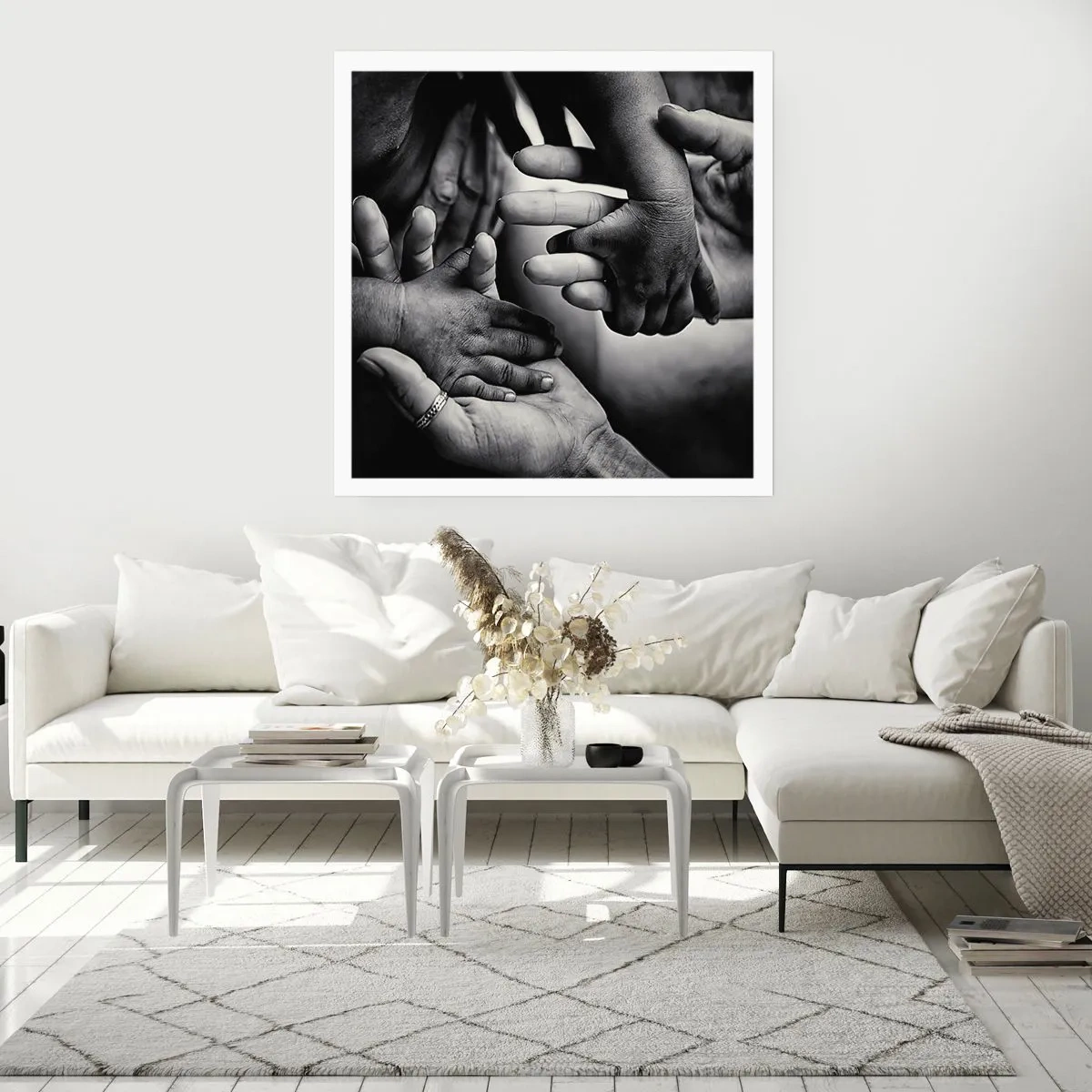 Plagát - Byť človekom - 40x40 cm