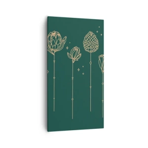 Obraz na plátne - Bylinky - 55x100 cm