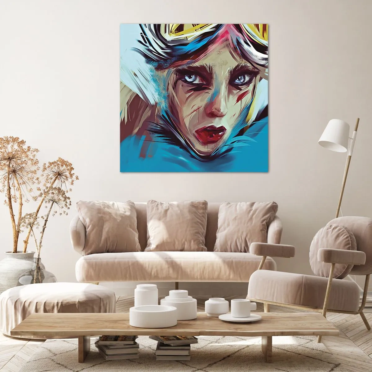 Obraz na plátne - Silničná bojovníčka - 60x60 cm