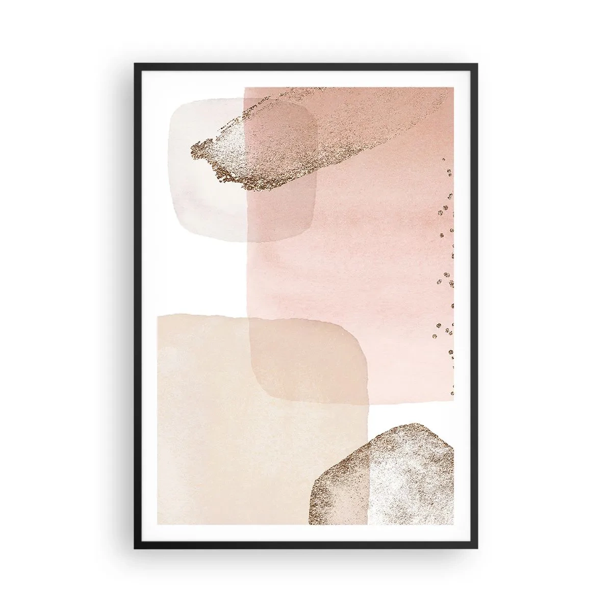 Plagát v čiernom ráme - Pohľad cez farby - 70x100 cm