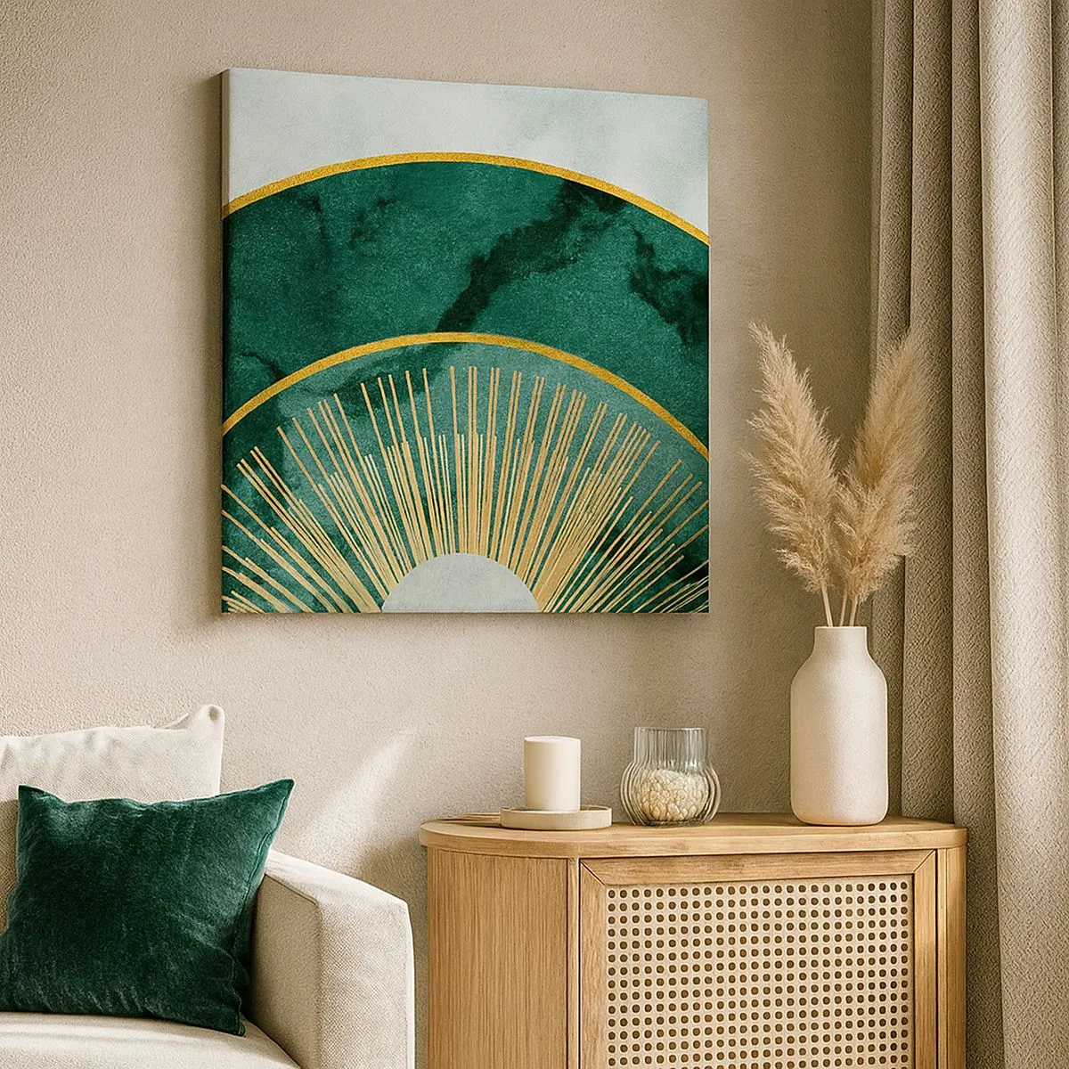 Obraz na plátne - Iná slnečná sústava - 30x30 cm