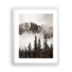 Plagát v bielom ráme - Žulový panovník - 40x50 cm