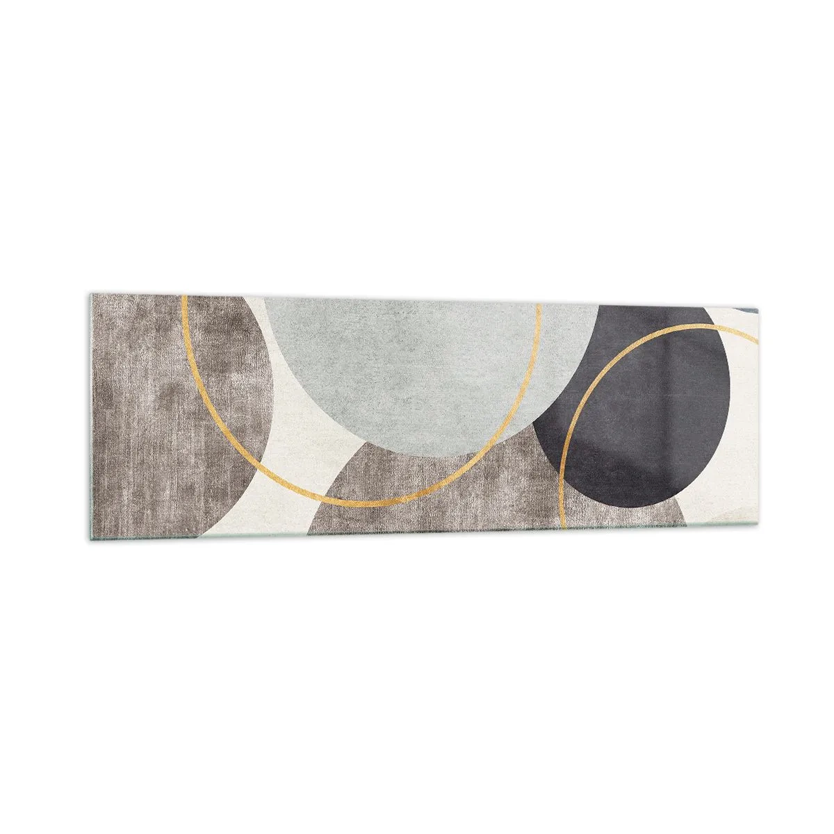Obraz na skle - Kruh za kruhom - 160x50 cm