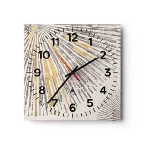 Nástenné hodiny - Krása lúča - 30x30 cm