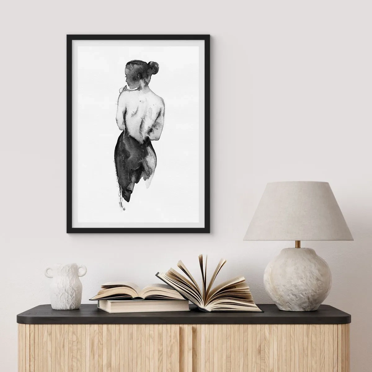 Plagát v čiernom ráme - Miznúci svet - 70x100 cm