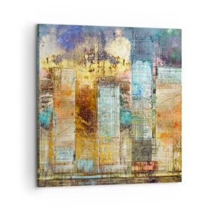 Obraz na plátne - Slnečná metropola - 60x60 cm