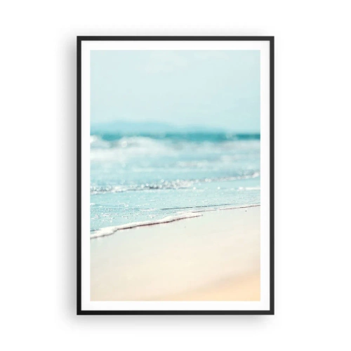 Plagát v čiernom ráme - Teplo a hluk - 70x100 cm