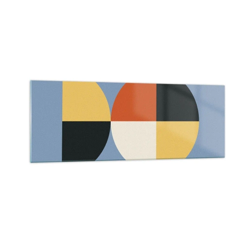 Obraz na skle - Pozri a počítaj - 140x50 cm