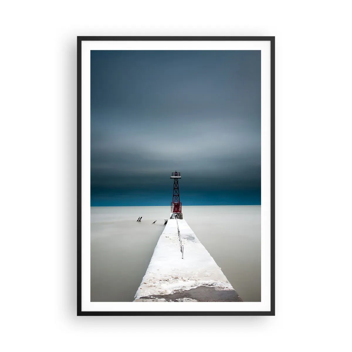 Plagát v čiernom ráme - Stretnúť sa s nekonečnom - 70x100 cm