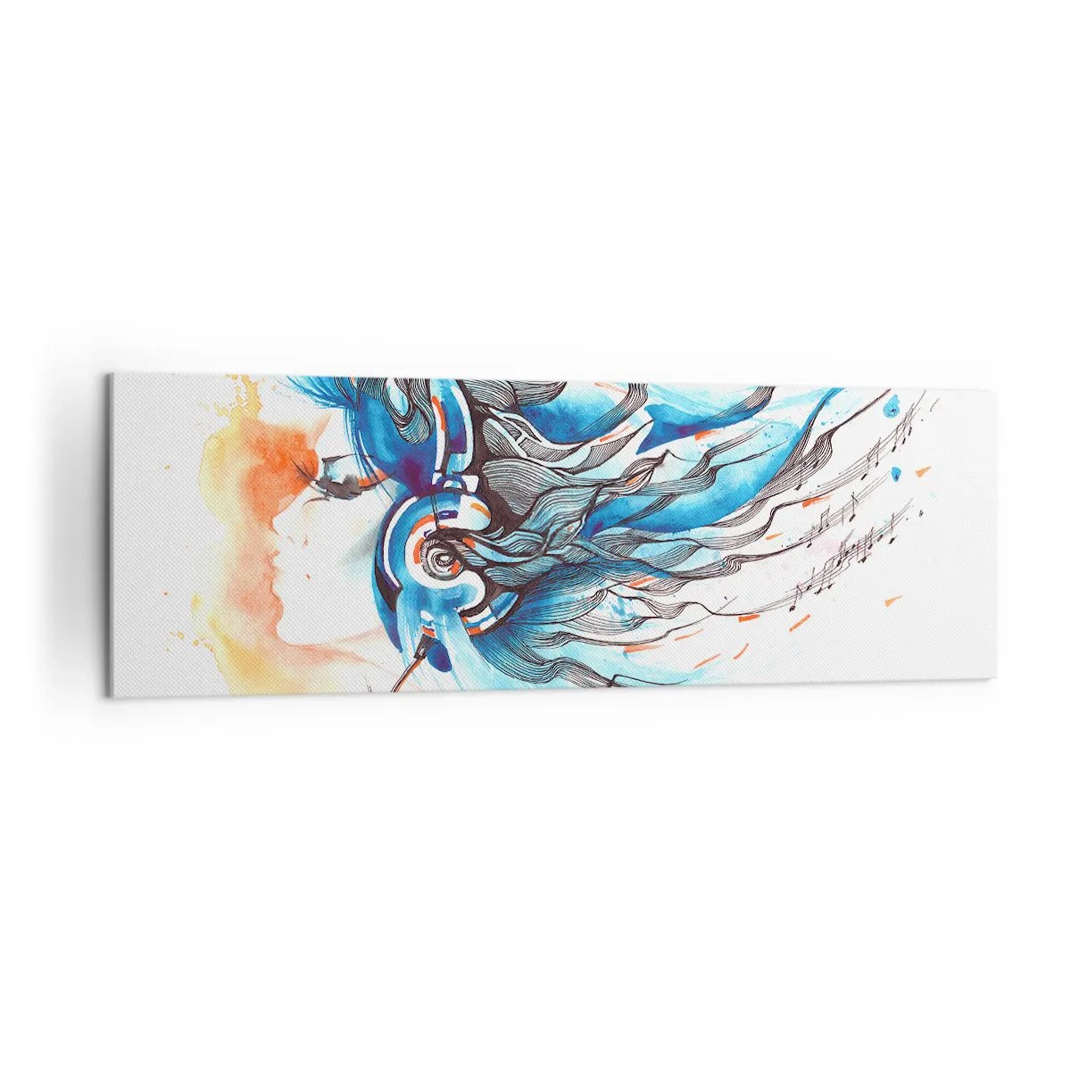 Obraz na plátne - Nech hrá hudba - 160x50 cm