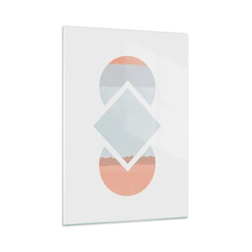 Obraz na skle - Situácia je jasná - 50x70 cm