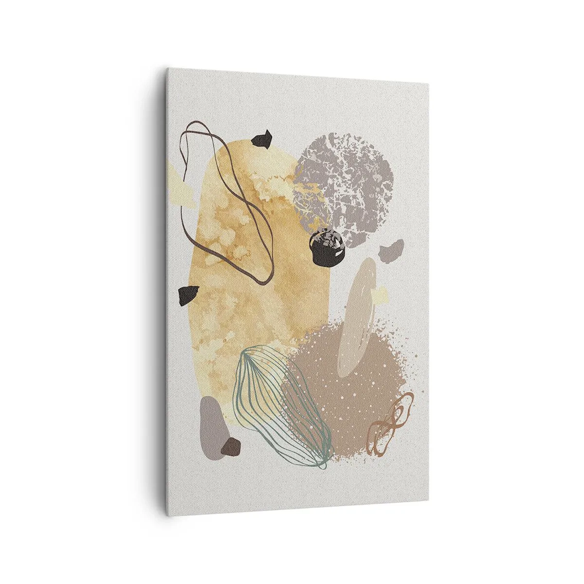 Obraz na plátne - Abstraktná slivka - 80x120 cm