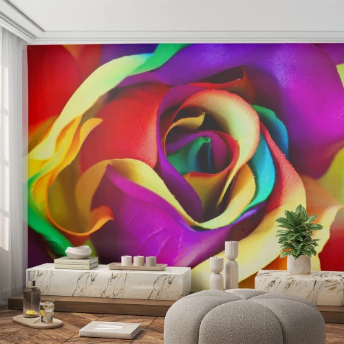 Fototapeta Premium Sand - To nie je možné - Abstrakcia, Kvetina, Farebná ruža - 100x70 cm
