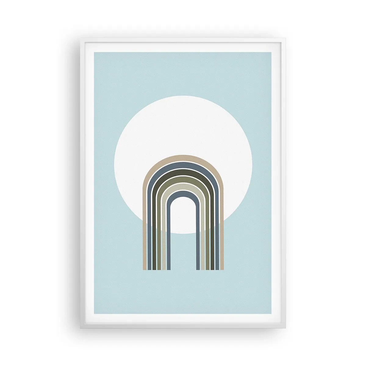 Plagát v bielom ráme - Neodolateľná príťažlivosť - 70x100 cm