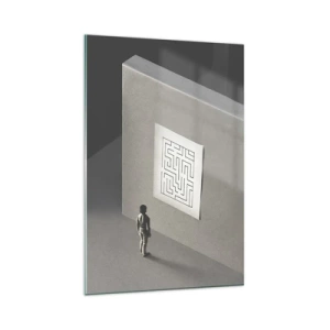 Obraz na skle - Kde to ale som? - 80x120 cm