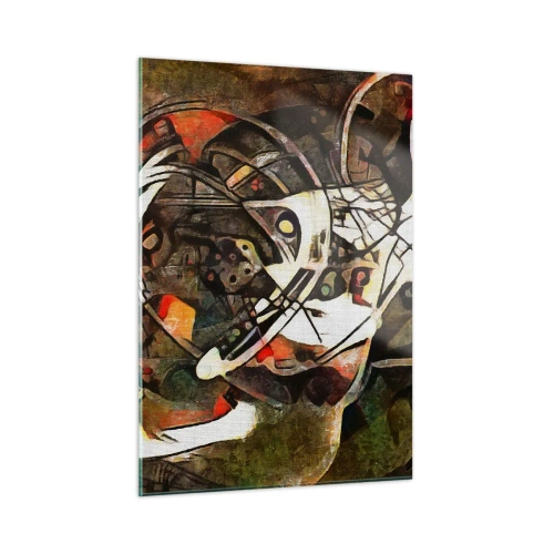 Obraz na skle - Počuješ pohyb? - 50x70 cm