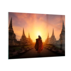 Obraz na skle - V kľude večnosťou - 100x70 cm