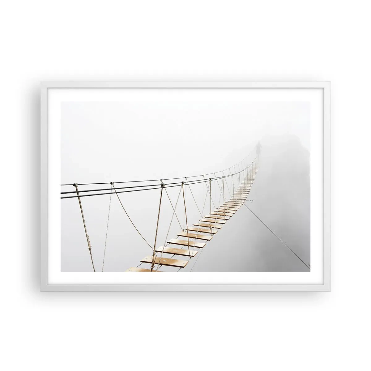 Plagát v bielom ráme - Kam vás zavedie? - 70x50 cm