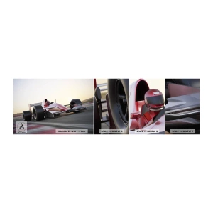 Vzorka samolepiacej fototapety Deluxe Sticker - Vždy víťaz - Automobilový priemysel, Závodné auto, Šport - 100x30 cm
