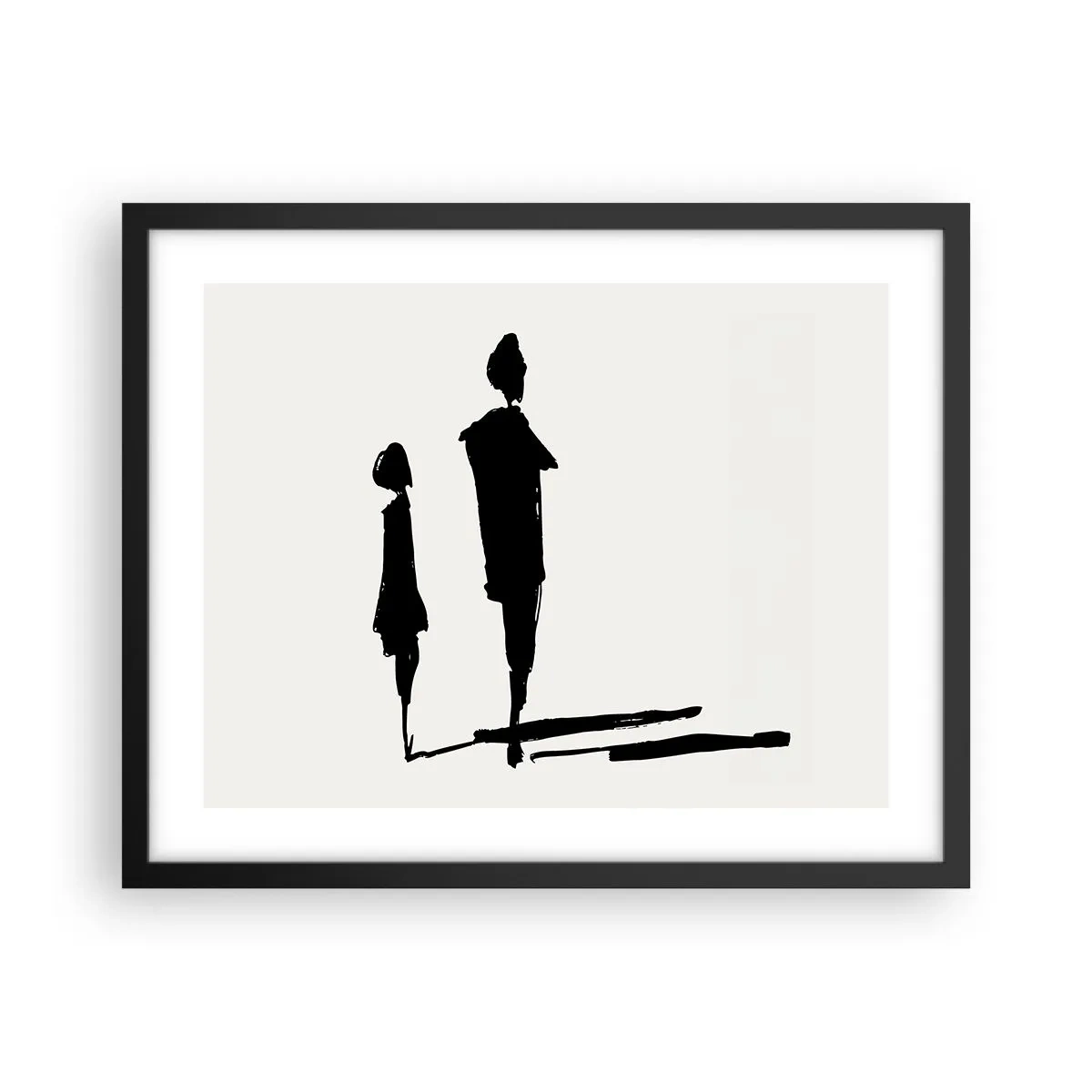 Plagát v čiernom ráme - Určite spolu? - 50x40 cm