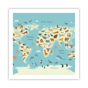 Plagát - Dobrí susedia - 60x60 cm