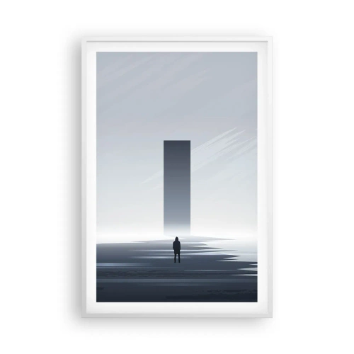 Plagát v bielom ráme - Príležitosť alebo hrozba? - 61x91 cm