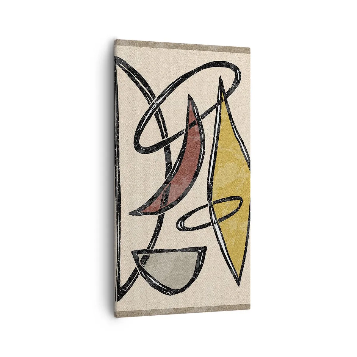 Obraz na plátne - Zvisle a vodorovne - 55x100 cm