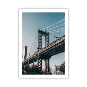 Plagát - Nad vlnami mesta - 50x70 cm