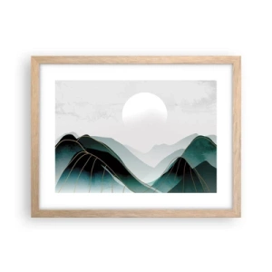 Plagát v ráme zo svetlého duba - V plnom majestáte - 40x30 cm