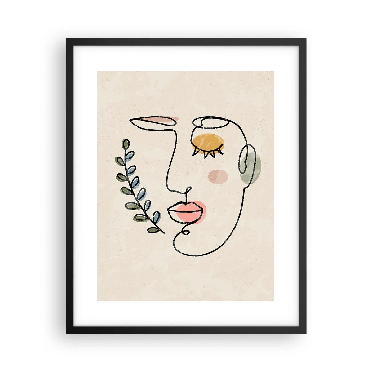 Plagát v čiernom ráme - Nájdený pokoj - 40x50 cm