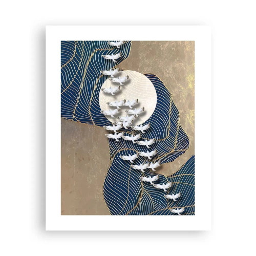 Plagát - Sloboda, putovanie, spoločenstvo - 40x50 cm