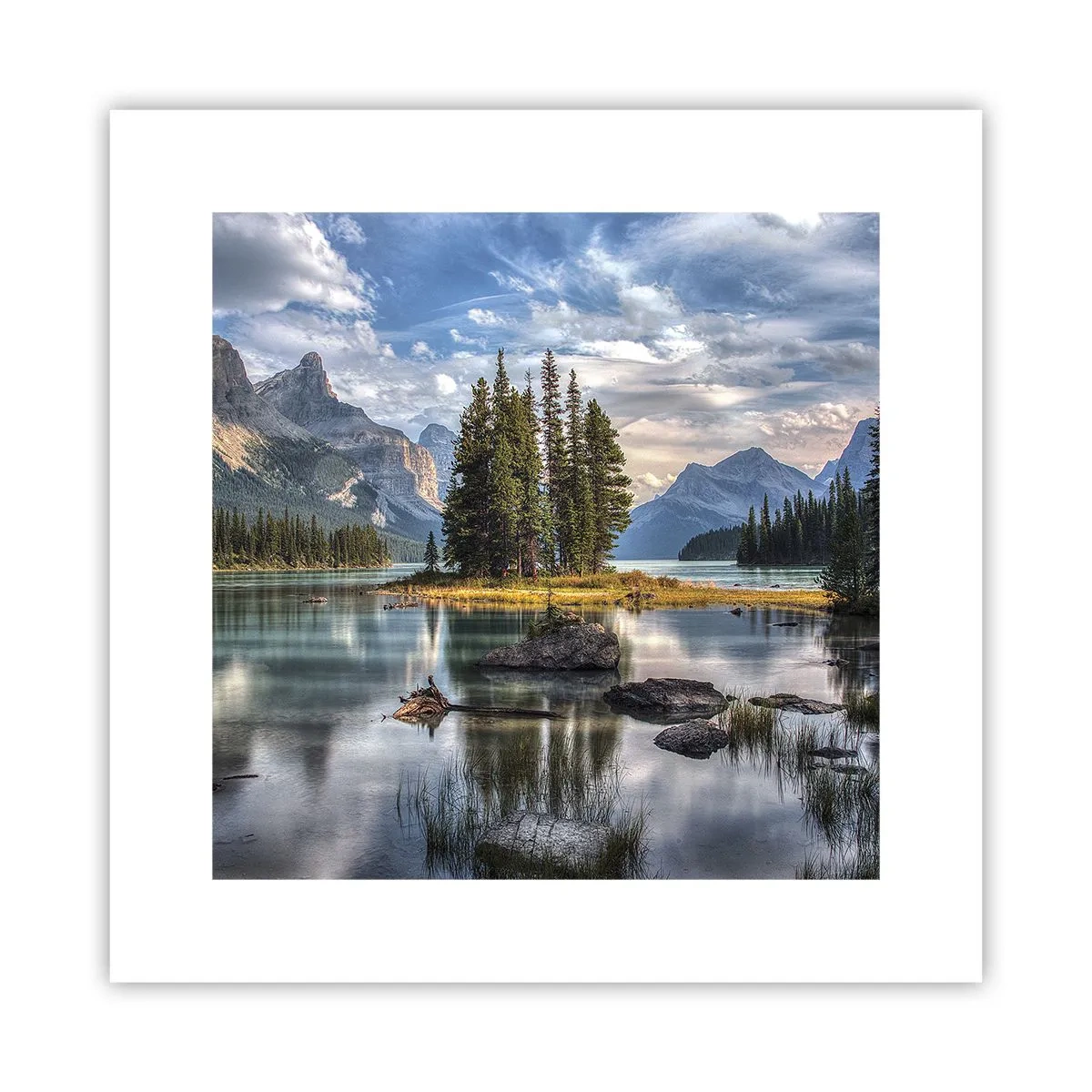 Plagát - Pri veľkej a čistej vode… - 30x30 cm