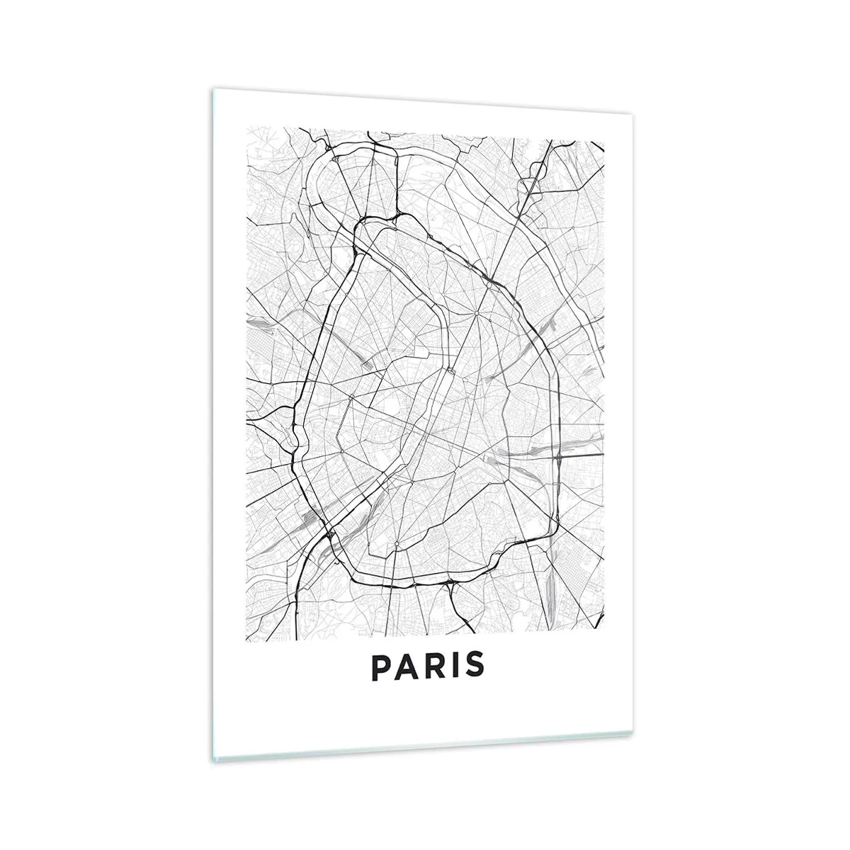Obraz na skle - Kvet Paríža - 50x70 cm