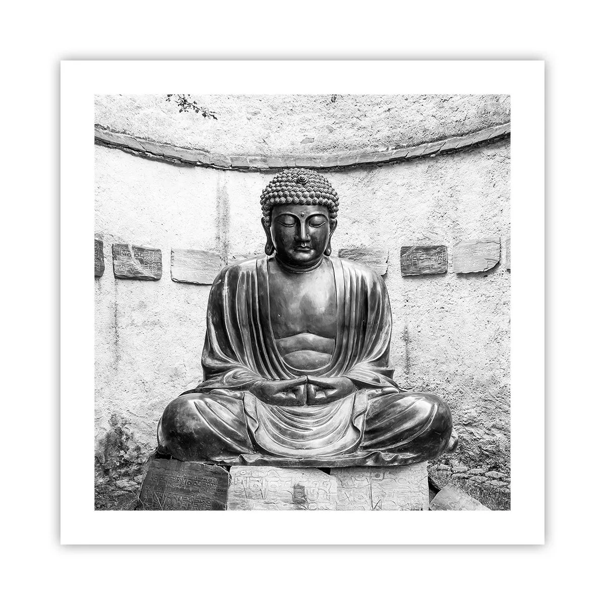 Plagát - Pri zdroji pokoja - 50x50 cm