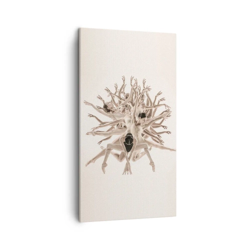 Obraz na plátne - Rozkvet v tanci - 45x80 cm