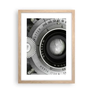 Plagát v ráme zo svetlého duba - Príbeh o Hollywoode - 30x40 cm