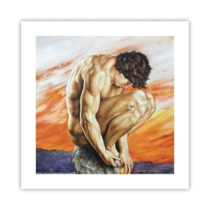 Plagát - Ponorený do seba - 40x40 cm