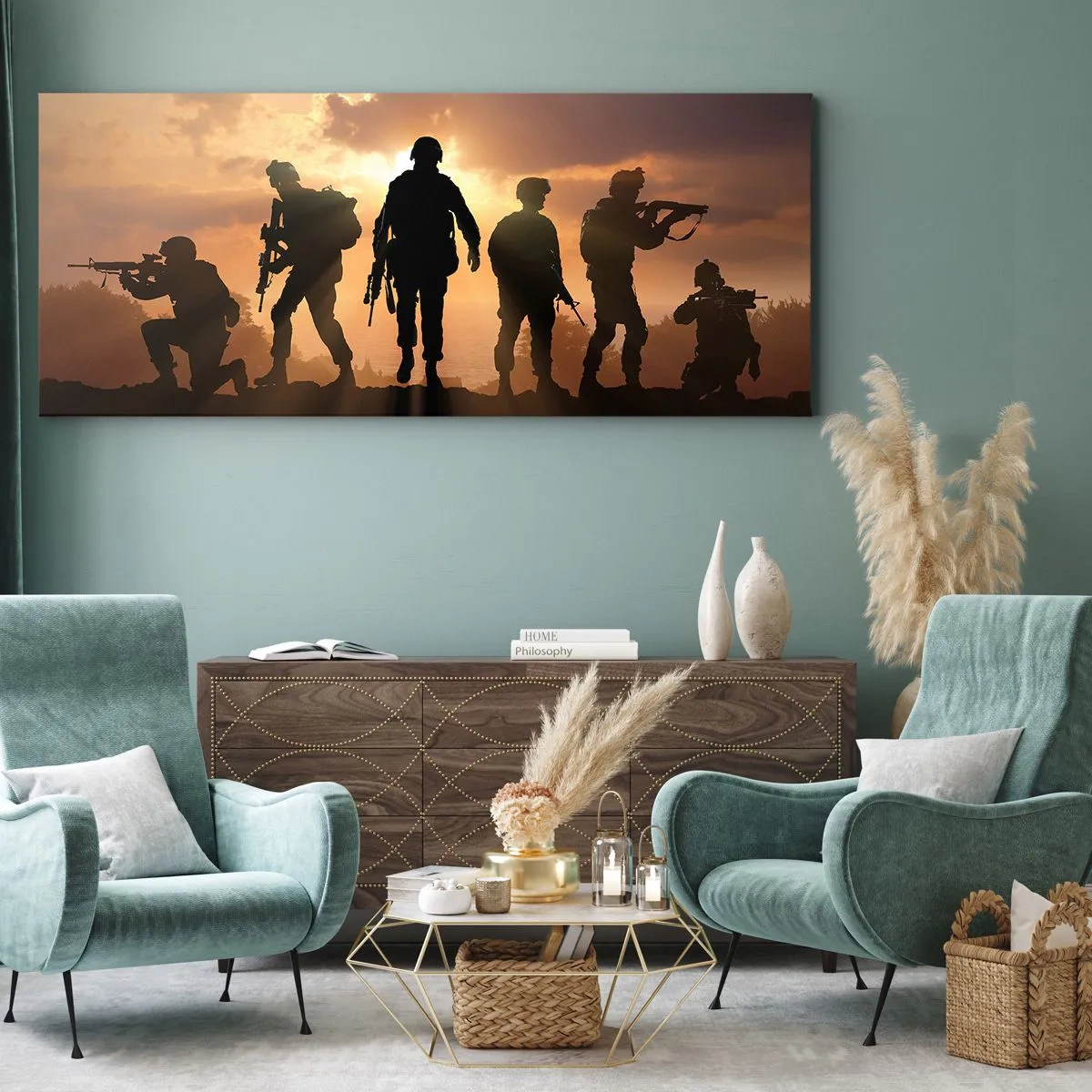 Obraz na plátne - Brothers in arms - 120x50 cm