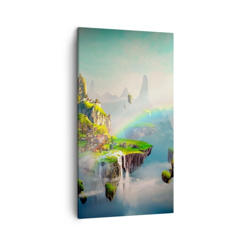 Obraz na plátne - Uprostred neba - šťastné ostrovy - 45x80 cm