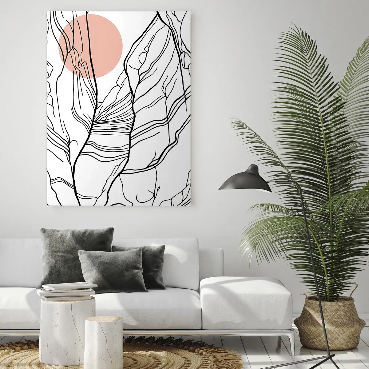 Obraz na skle - V sieti vetvičiek - 50x70 cm