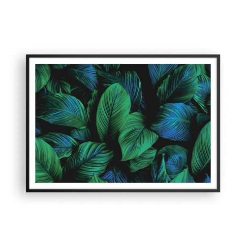 Plagát v čiernom ráme - V zelenom dave - 100x70 cm