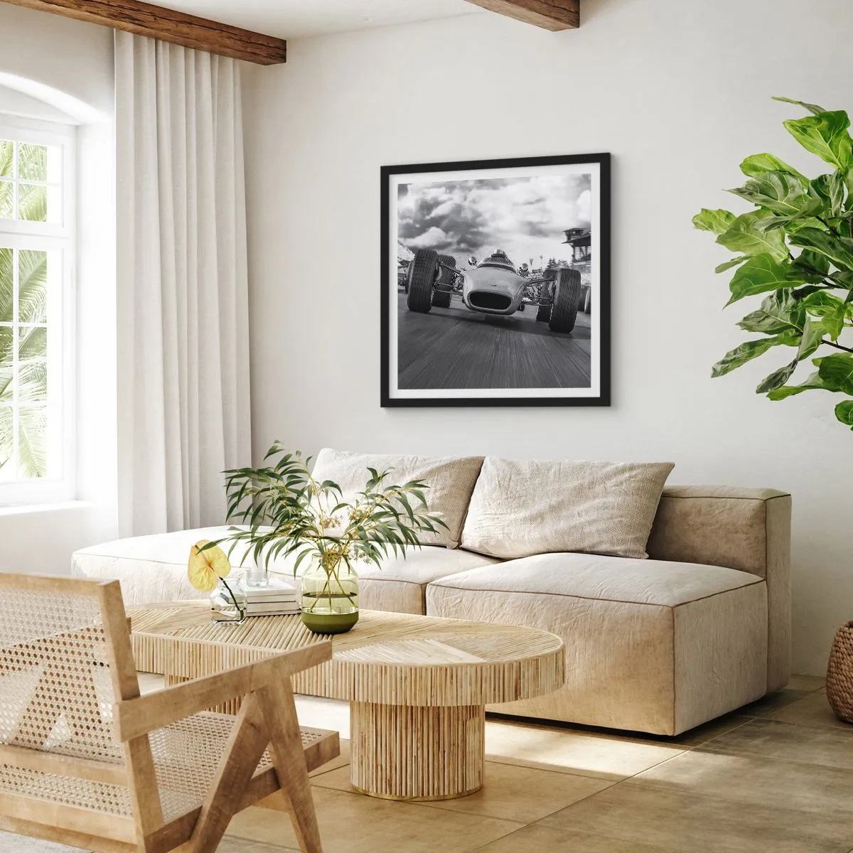 Plagát v čiernom ráme - Toto je sila! - 40x40 cm