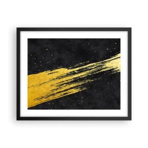Plagát v čiernom ráme - Skok do hyperpriestoru - 50x40 cm