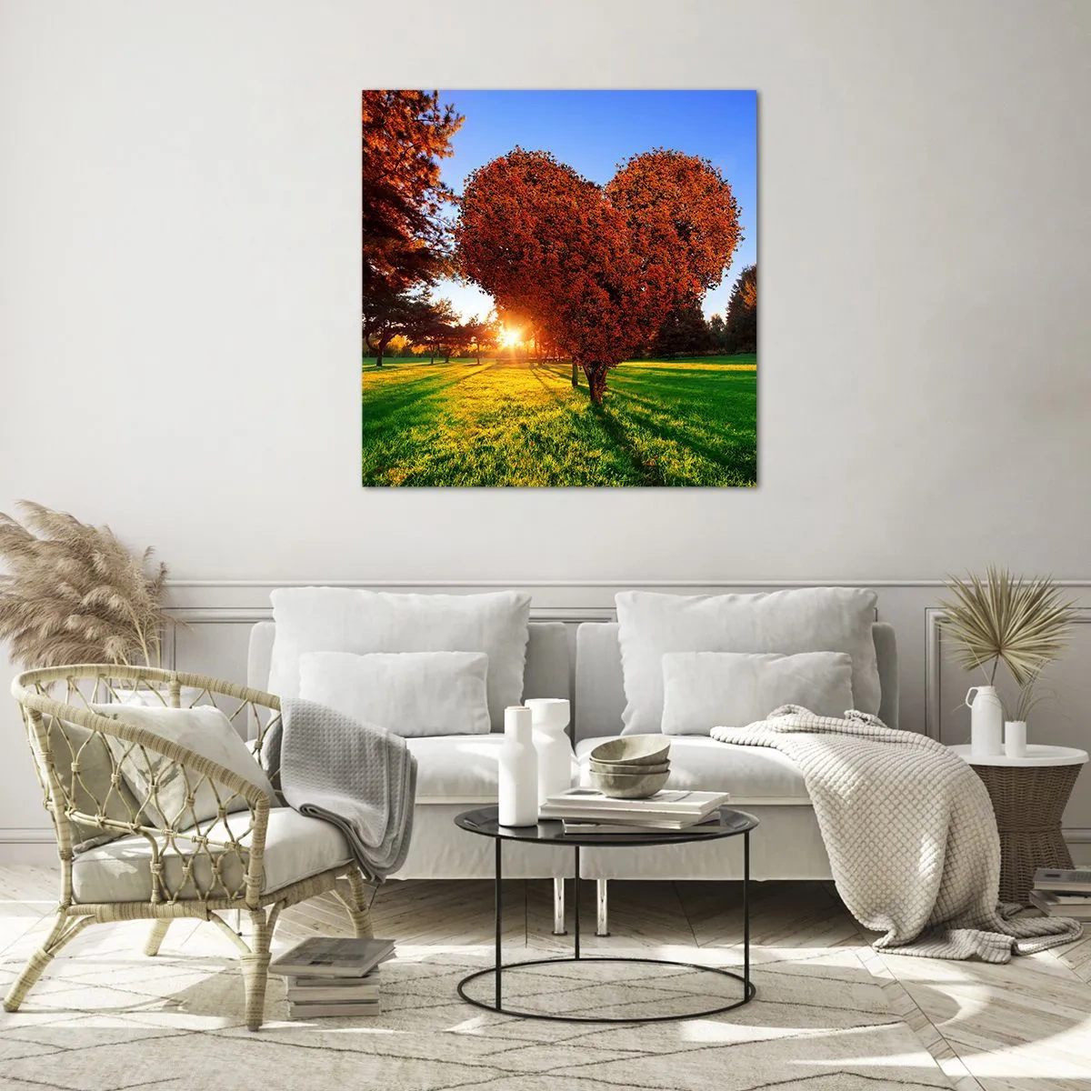 Obraz na skle - Ako nemilovať jeseň - 60x60 cm